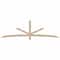 Ekena Millwork Alberta Smooth Timber Gable Bracket, Douglas Fir, 108"W x 31 1/2"H x 3 1/2"D x 3 1/2"F, 7/12 Pitch GBW108X31X0404ALB00SDF - alternate 1
